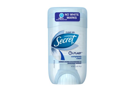 Secret Outlast Clear Gel.